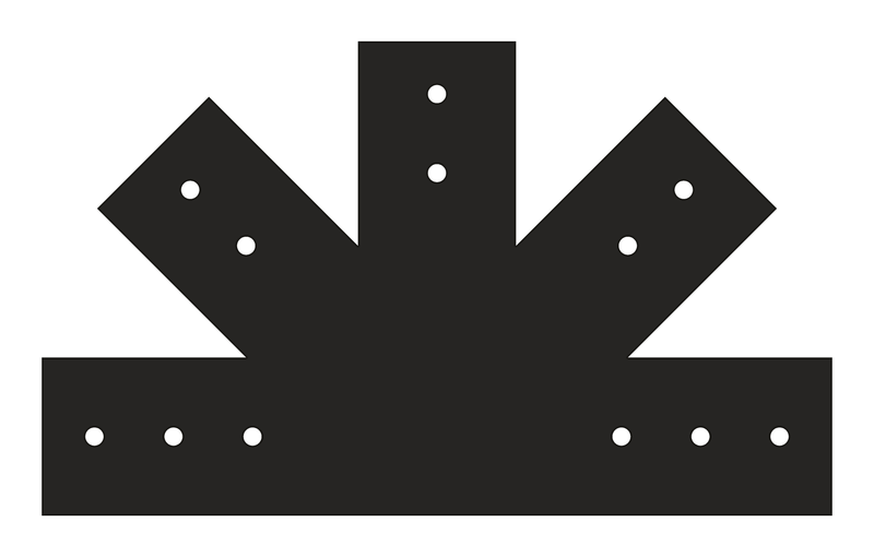 F6 timber truss plate