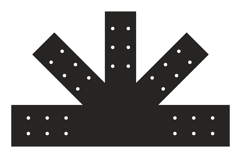 F8 timber truss plate