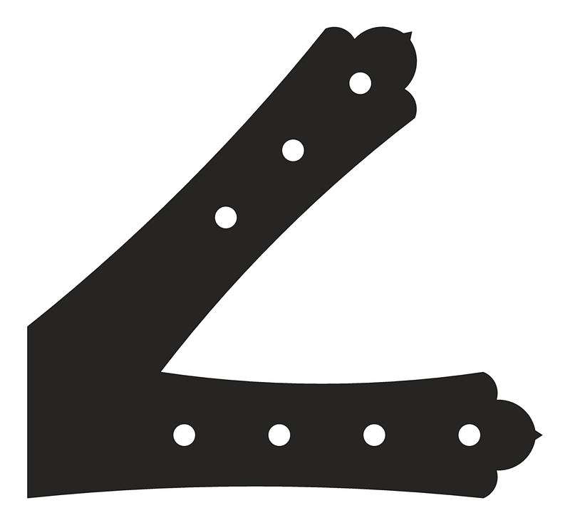 VBC4 timber truss plate, 12/12 pitch