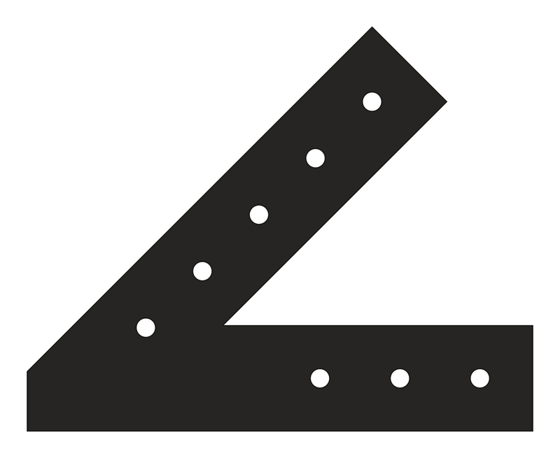 VT4 timber truss plate, 12/12 pitch