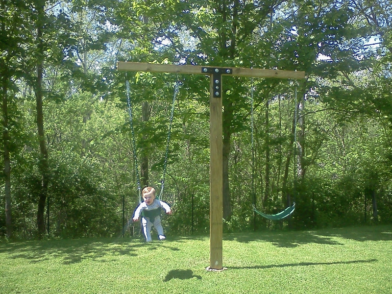 Child swingset in Ohio