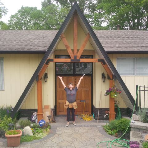 Entryway in BC Canada