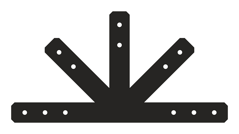 F3 timber truss plate