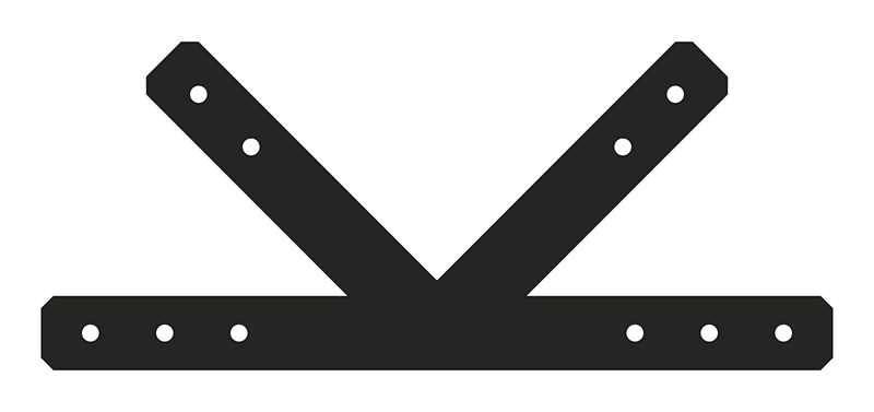 U3 timber truss plate