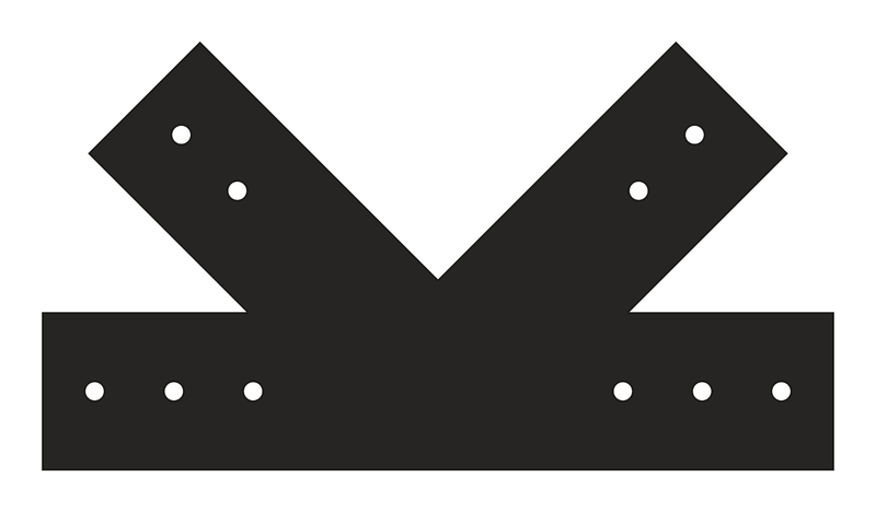U6 timber truss plate
