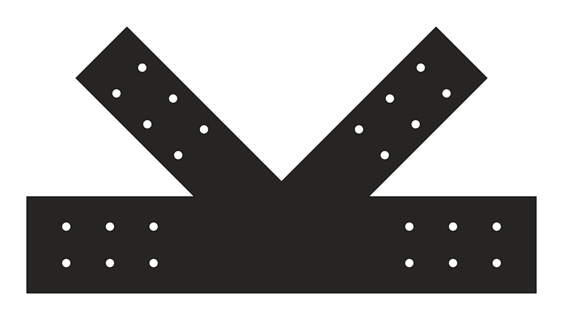 U8 timber truss plate