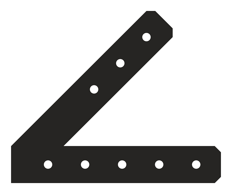 VB3 timber truss plate, 12/12 pitch
