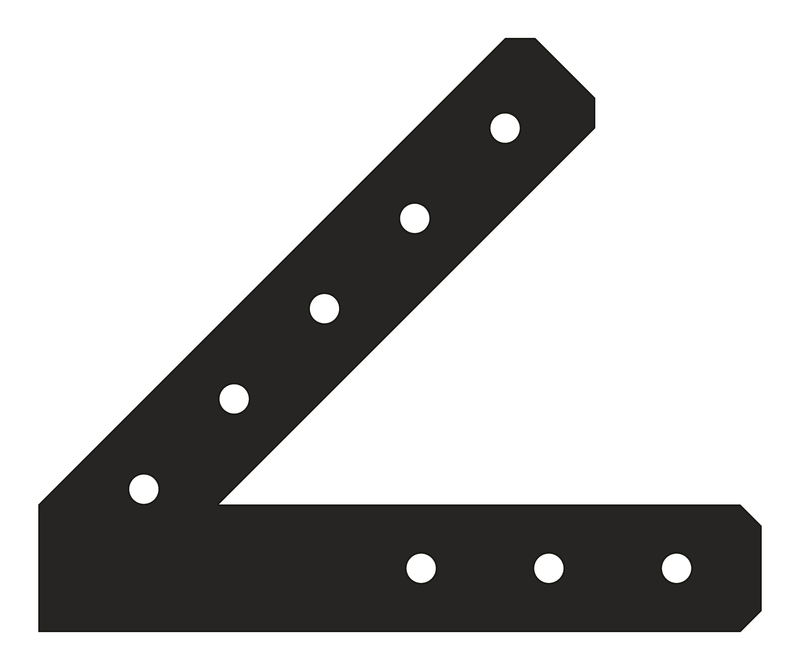 VT3 timber truss plate, 12/12 pitch