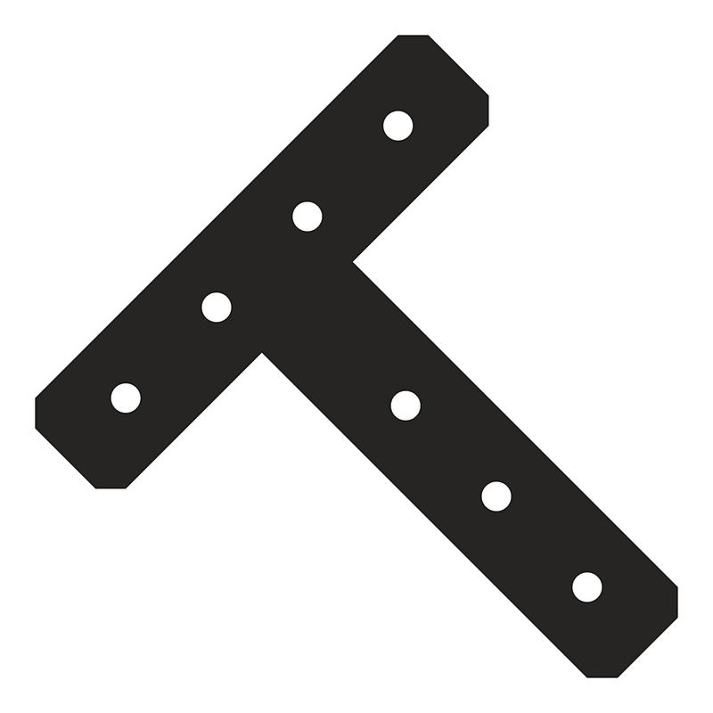 Y3 timber truss plate, 12/12 pitch