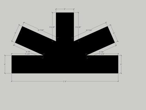 Custom Fan Truss Plate Without Holes