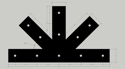 Custom 4" Truss Fan Plate