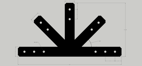 The Cornice Collection of Timber Truss Plates (for 3"-6" Timbers)